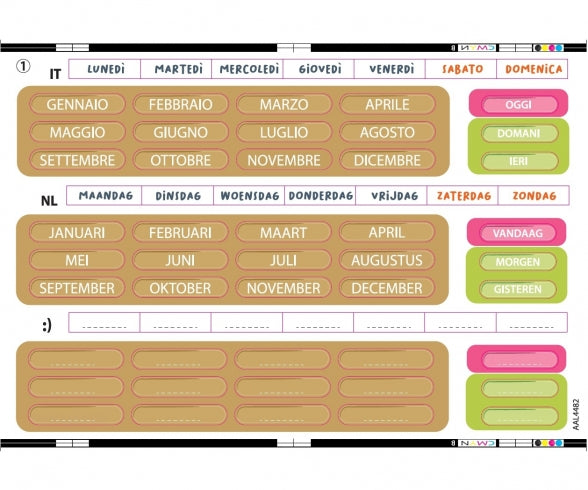 PLANCHE ADHESIFS SMOBY SCHOOL N2 AAL4482