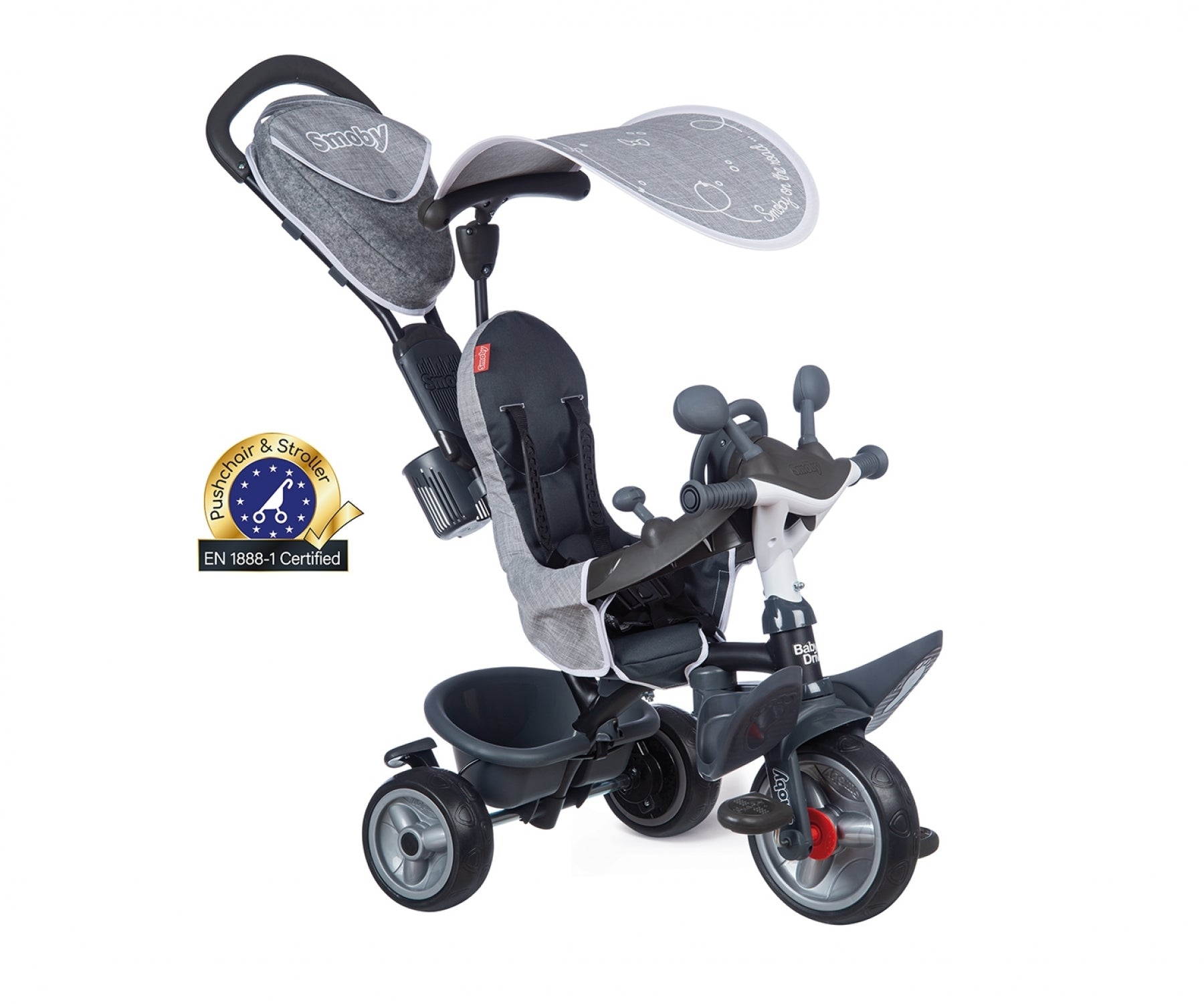 Tricycle Baby Driver Plus Gris
