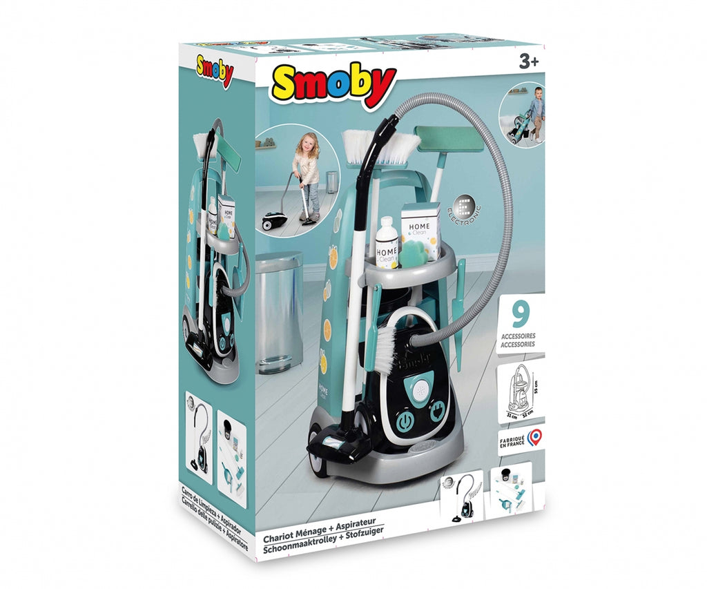 Chariot De Menage + Aspirateur