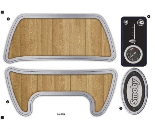 PLANCHE ADH. N1 BARBECUE AAL4546