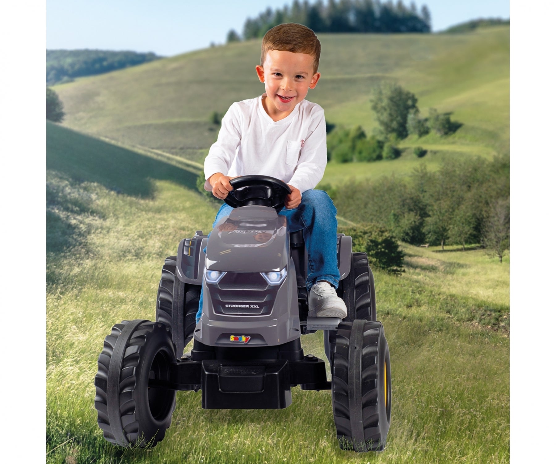 Tracteur Stronger XXL + Remorque