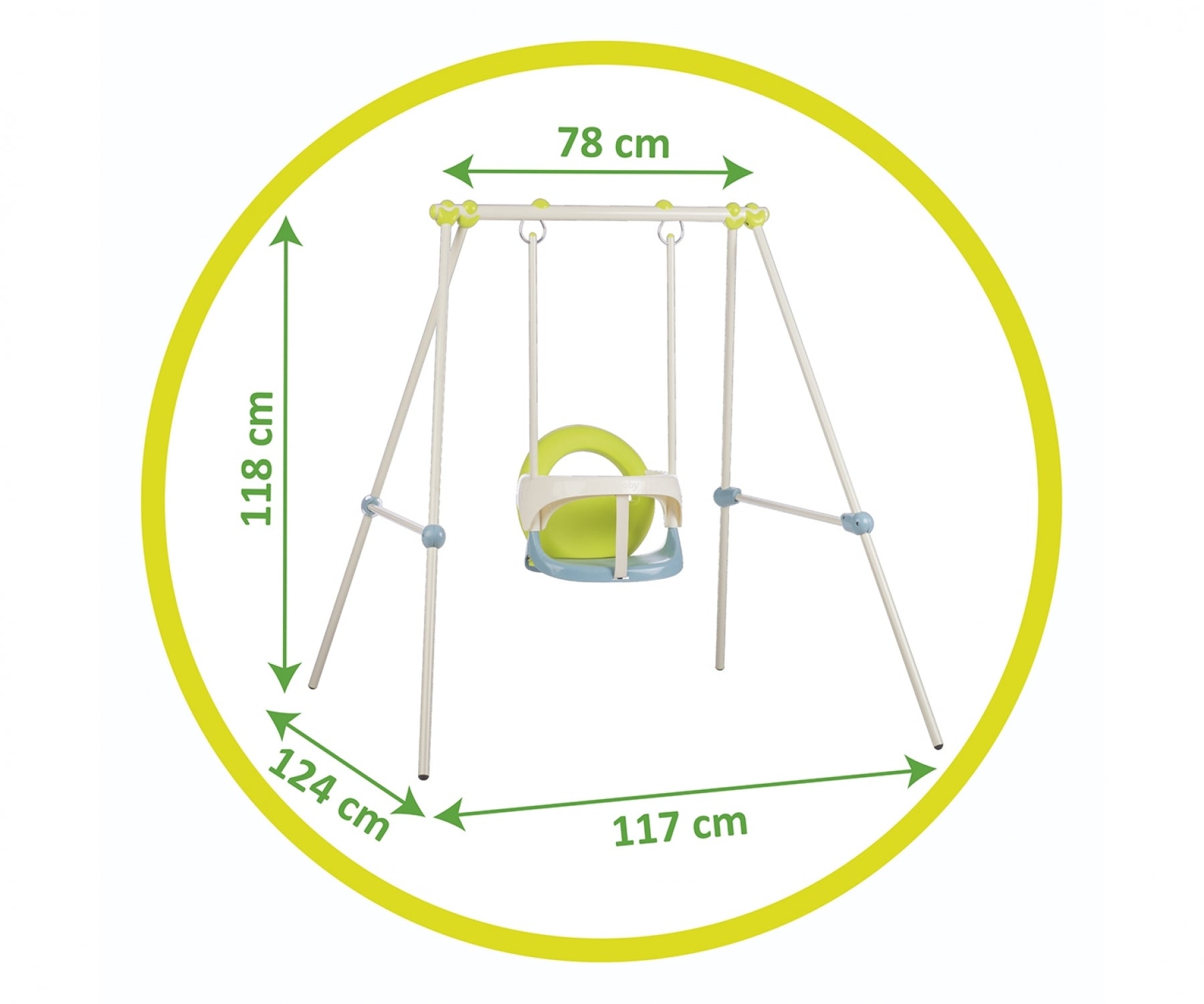 Portique Métal Baby Swing H118