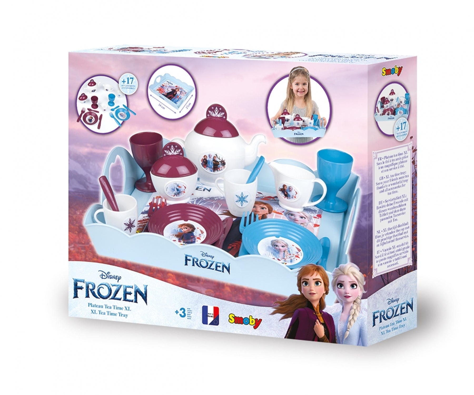La Reine Des Neiges Plateau Tea Time XL