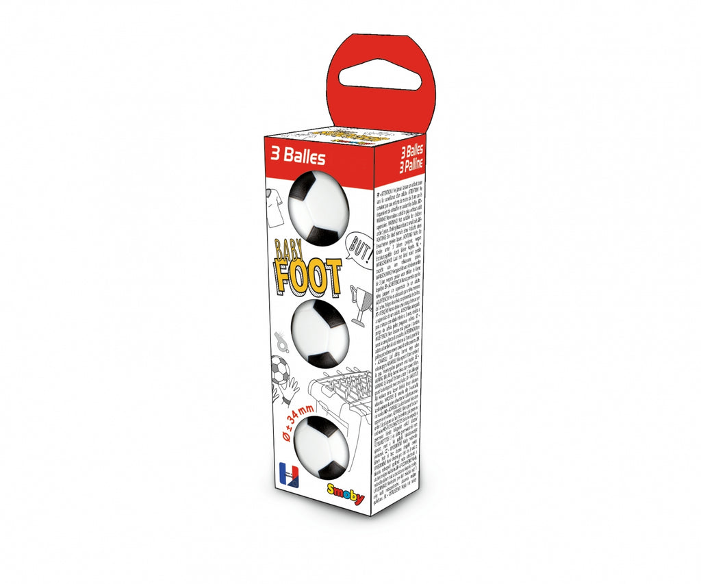 Balles Plastique 34mm X3