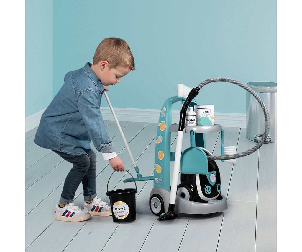 Chariot De Menage + Aspirateur