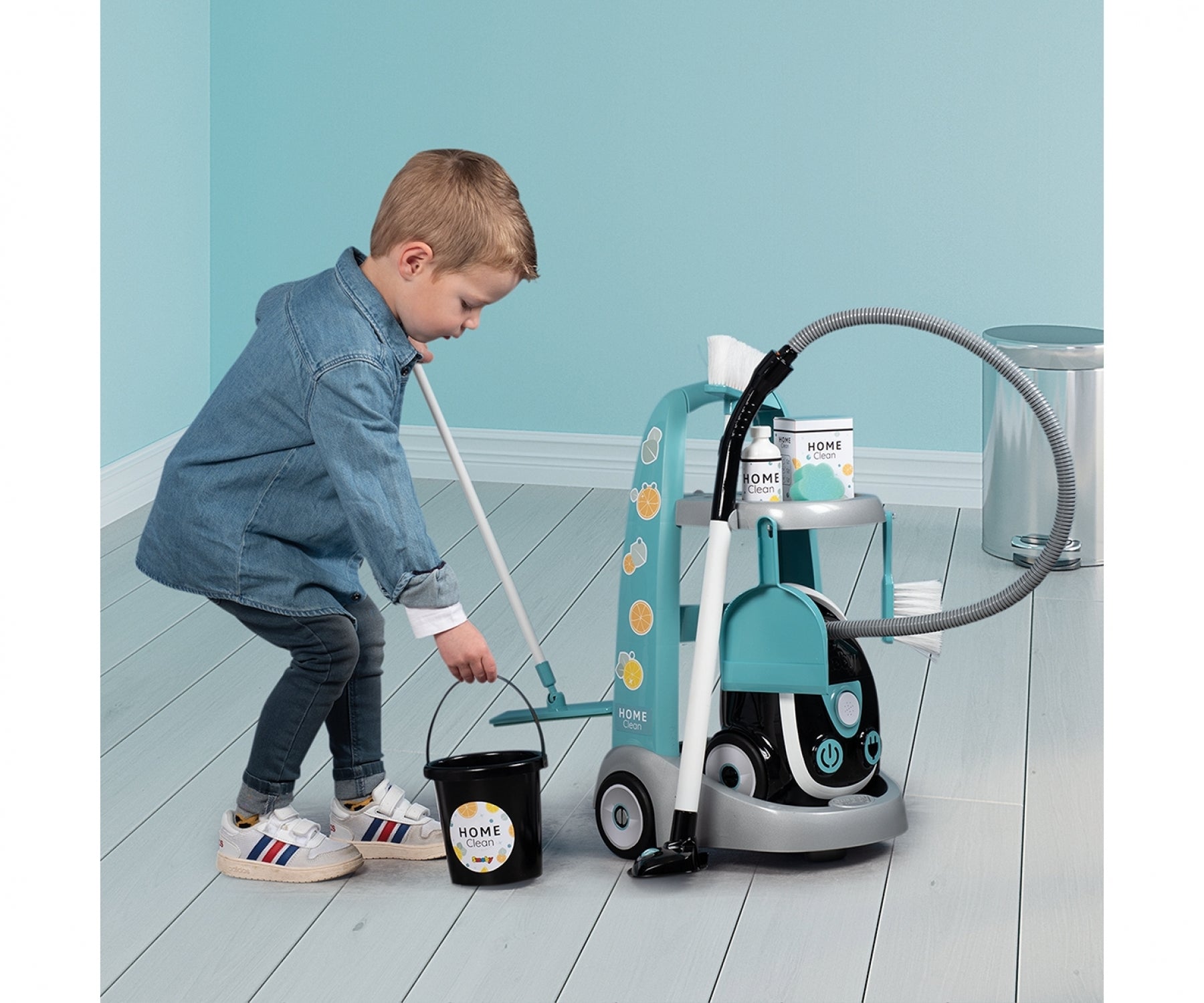 Chariot De Menage + Aspirateur