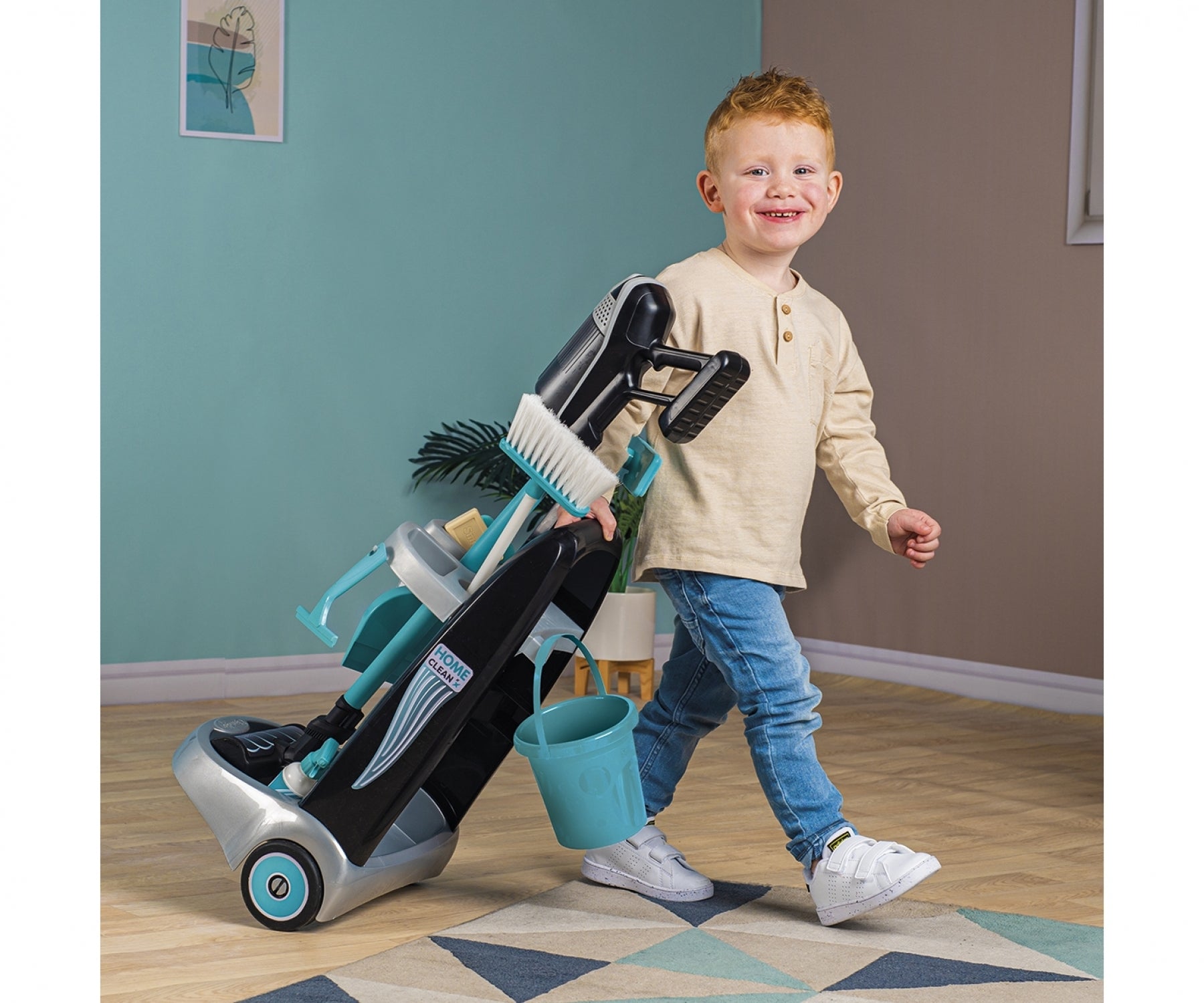 Rowenta Chariot De Ménage + Aspirateur balai