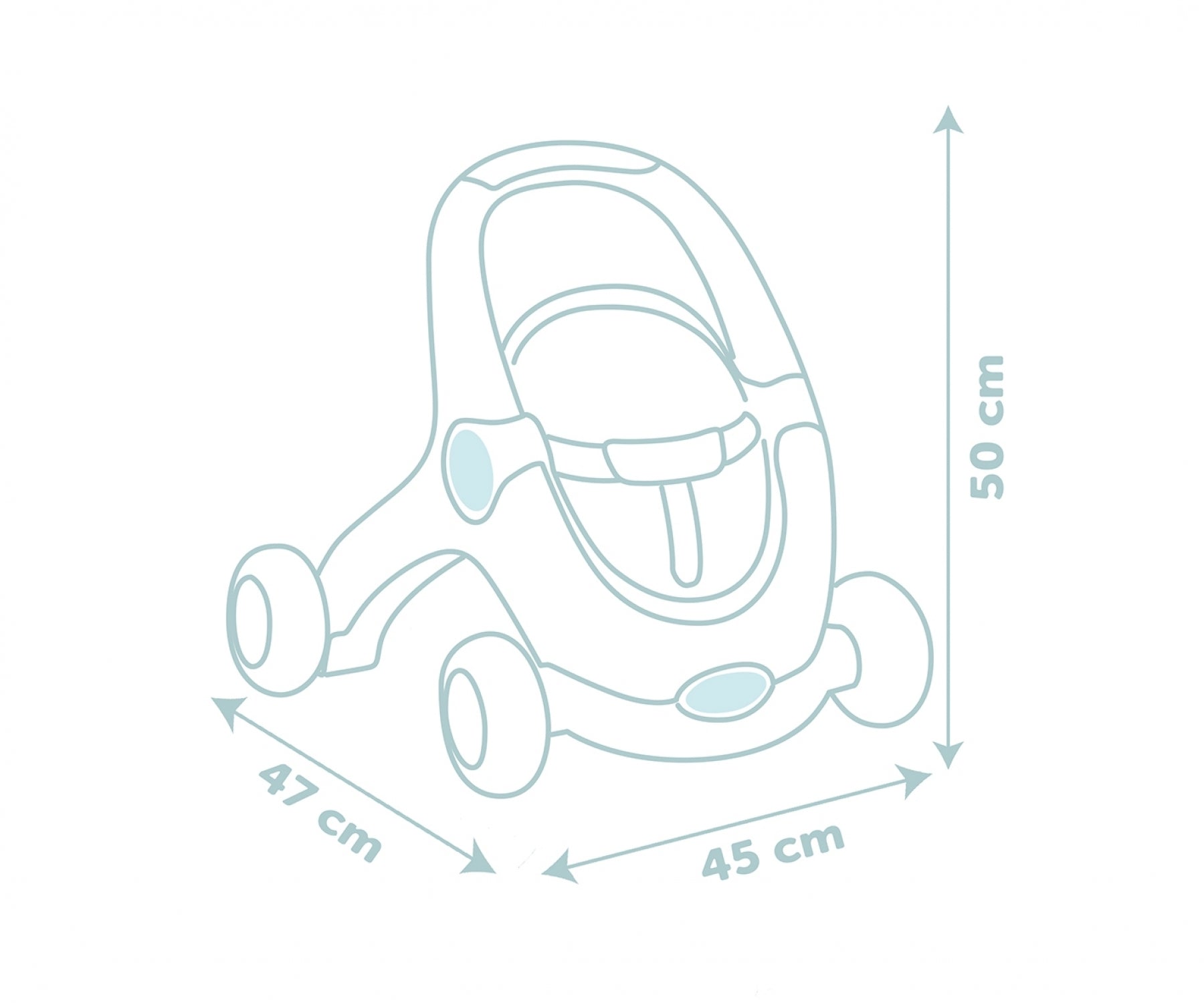 LS Baby Walker 3 en 1 + Poupon