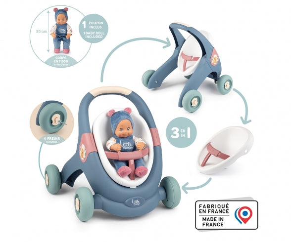 LS Baby Walker 3 en 1 + Poupon