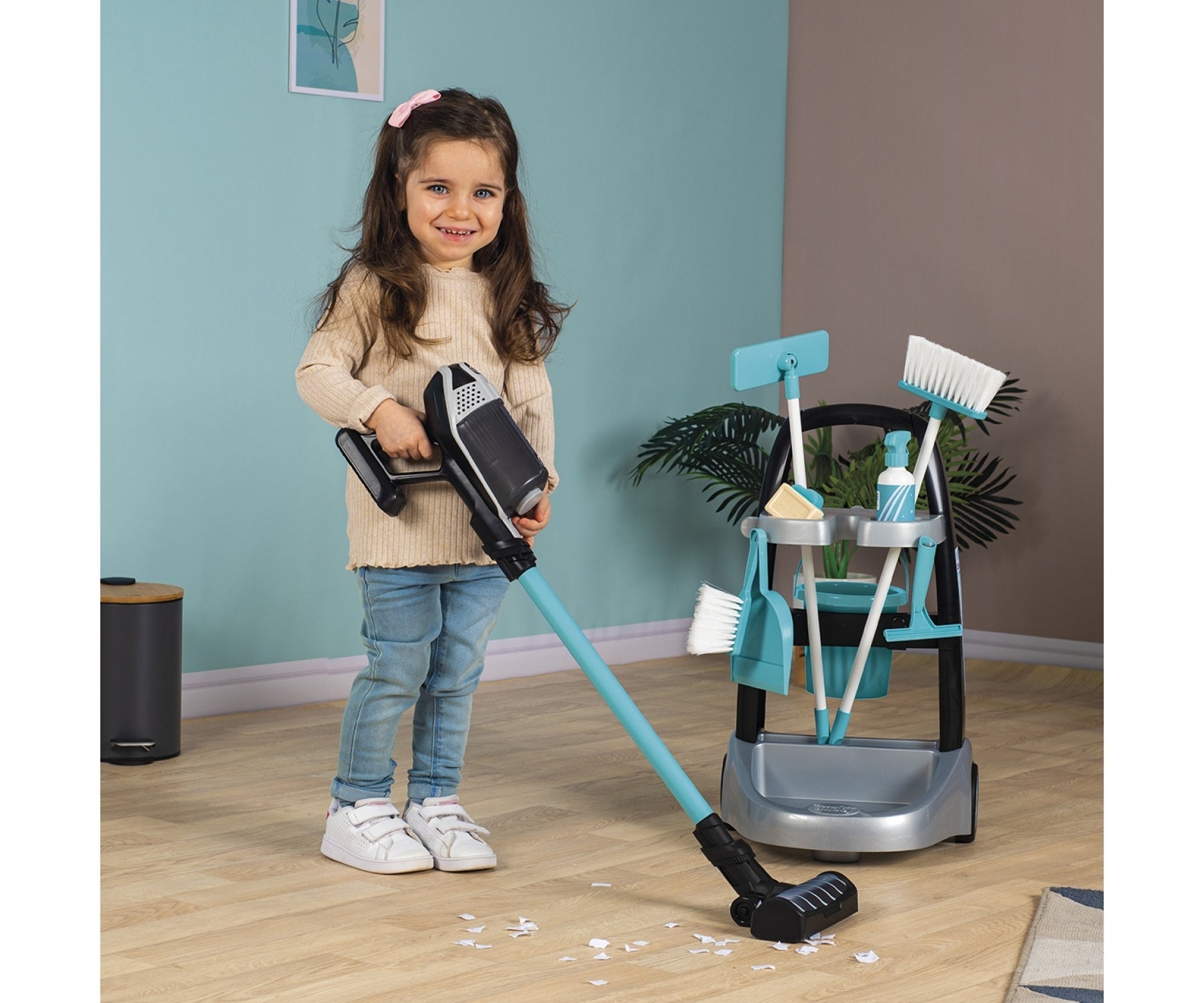 Rowenta Chariot De Ménage + Aspirateur balai