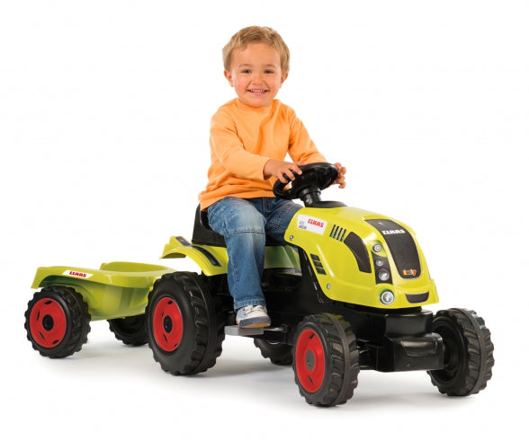 Claas Tracteur Farmer XL + Remorque